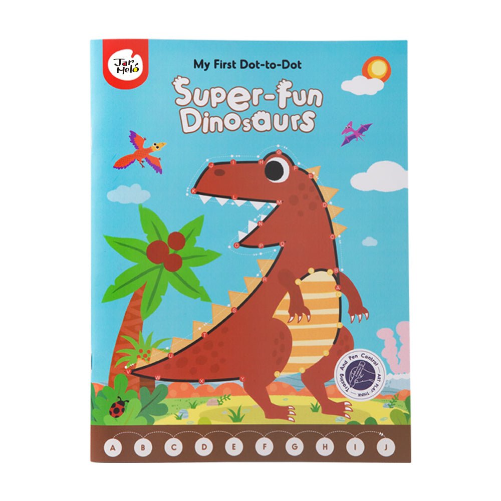 MY FIRST DOT - TO - DOT DRAWING BOOK - SUPER FUN DINOSAURS - Bamboo Sprout